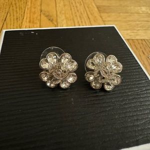 Chanel flower studs